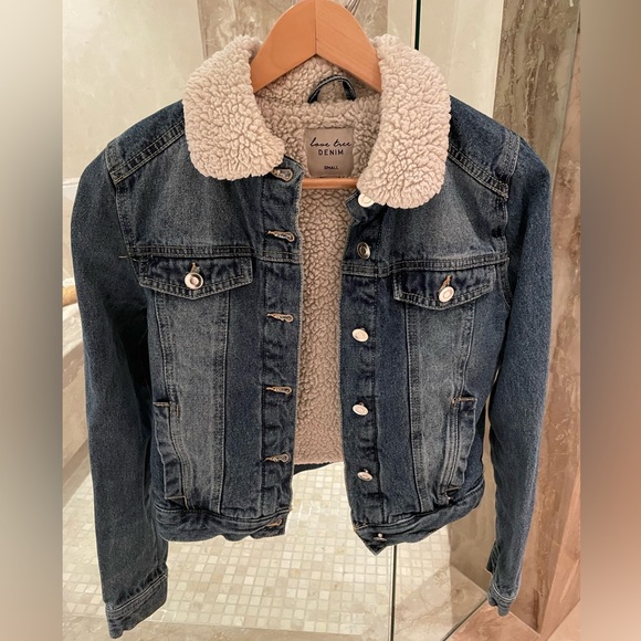 Love Tree Jackets & Coats Vintage Pristine Cozy Love Tree Denim